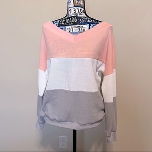 NWOT! Off The Shoulder Waffle Knit Top